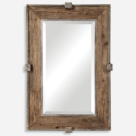 Siringo Weathered Wood Mirror