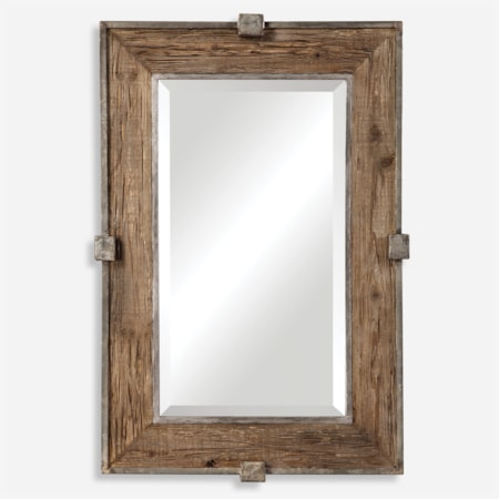 Siringo Weathered Wood Mirror