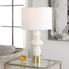Uttermost Architect Table Lamp with Gold and Ivory Base