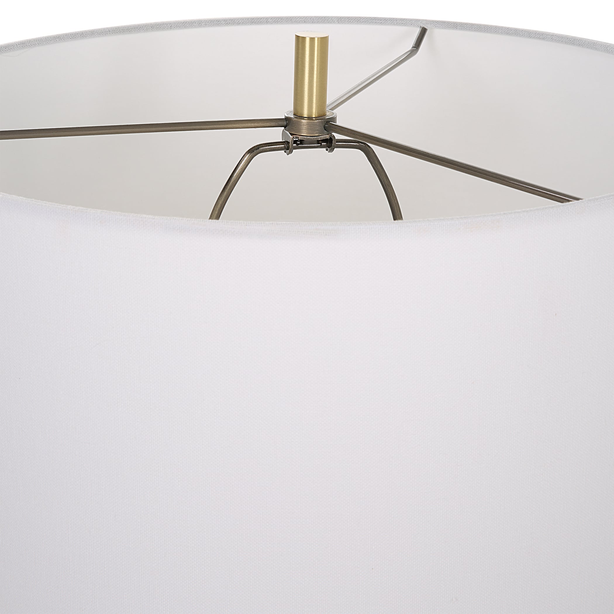 Ruse Whitewashed Table Lamp