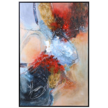 Summer Sunset Abstract Art