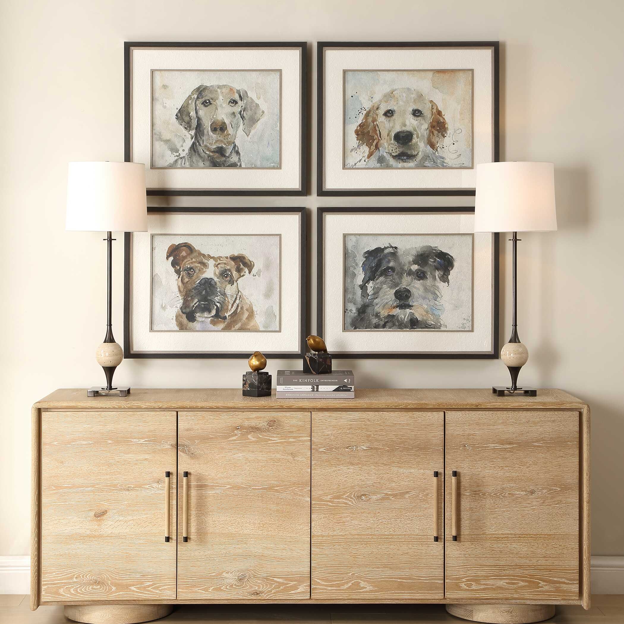 Uttermost Dog Days Dog Days Framed Prints Set/4