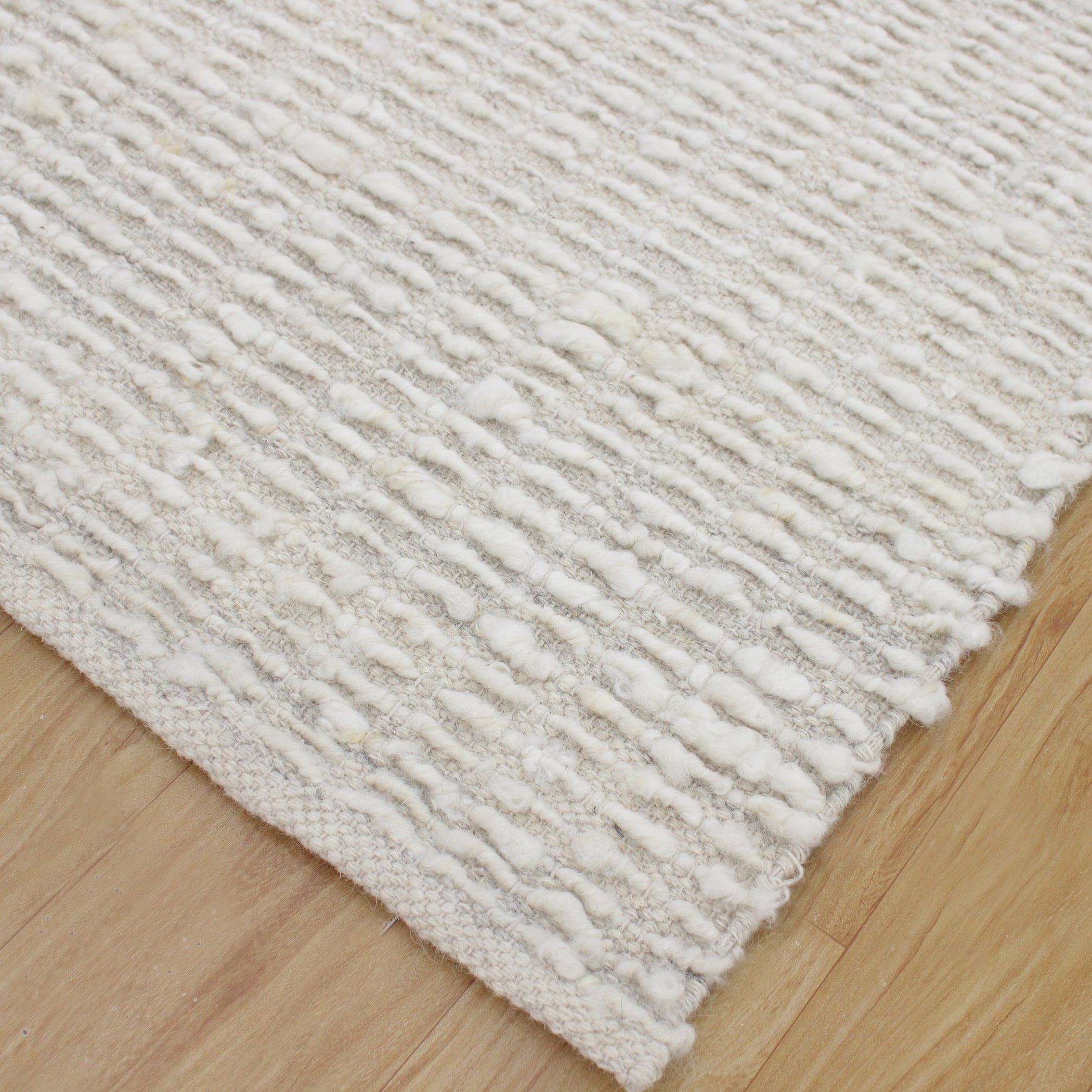 Lovelle Ivory Soft Wool 9 X 12 Rug