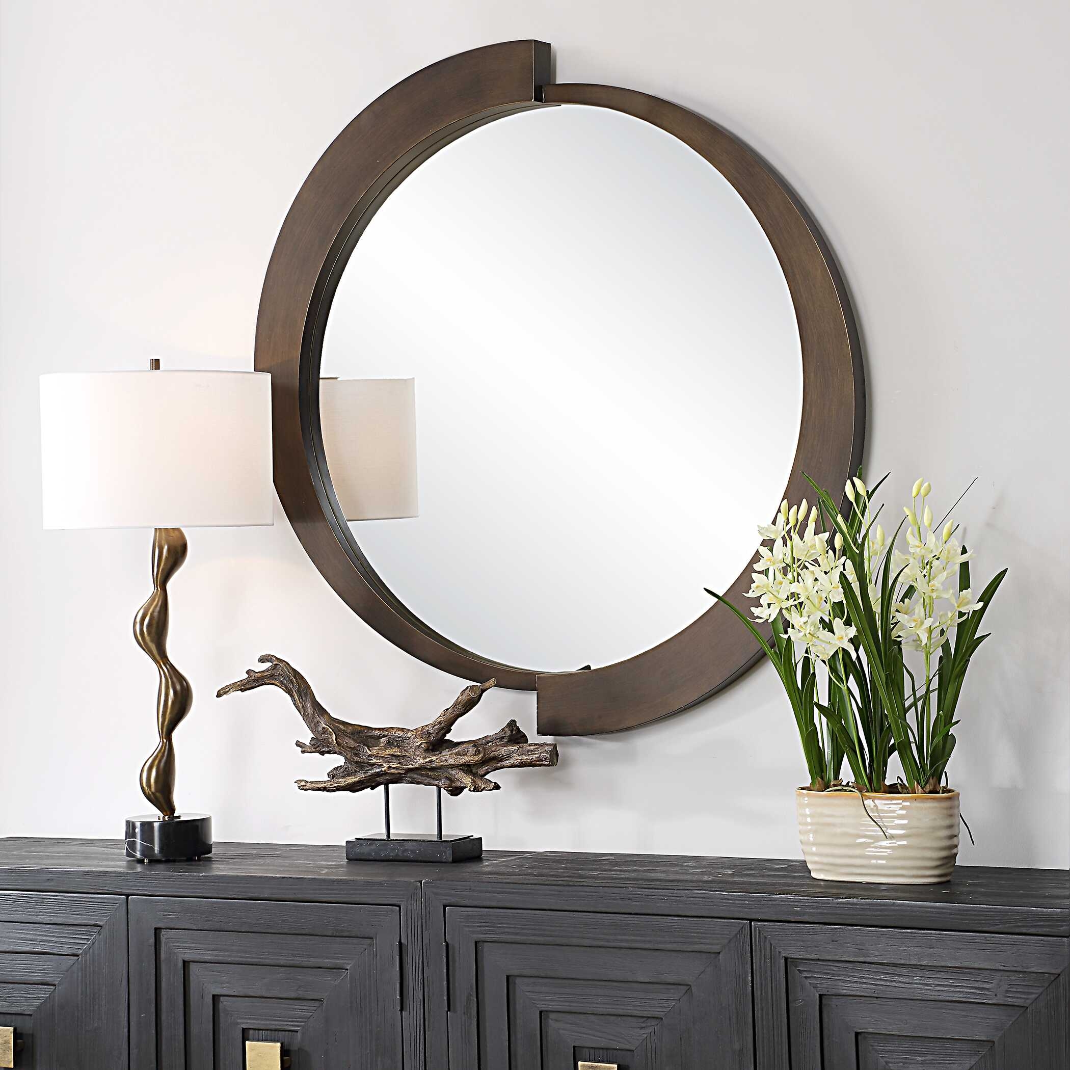 Uttermost Reverse Reverse Round Mirror