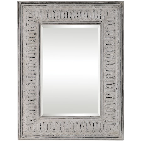 Argenton Aged Gray Rectangle Mirror