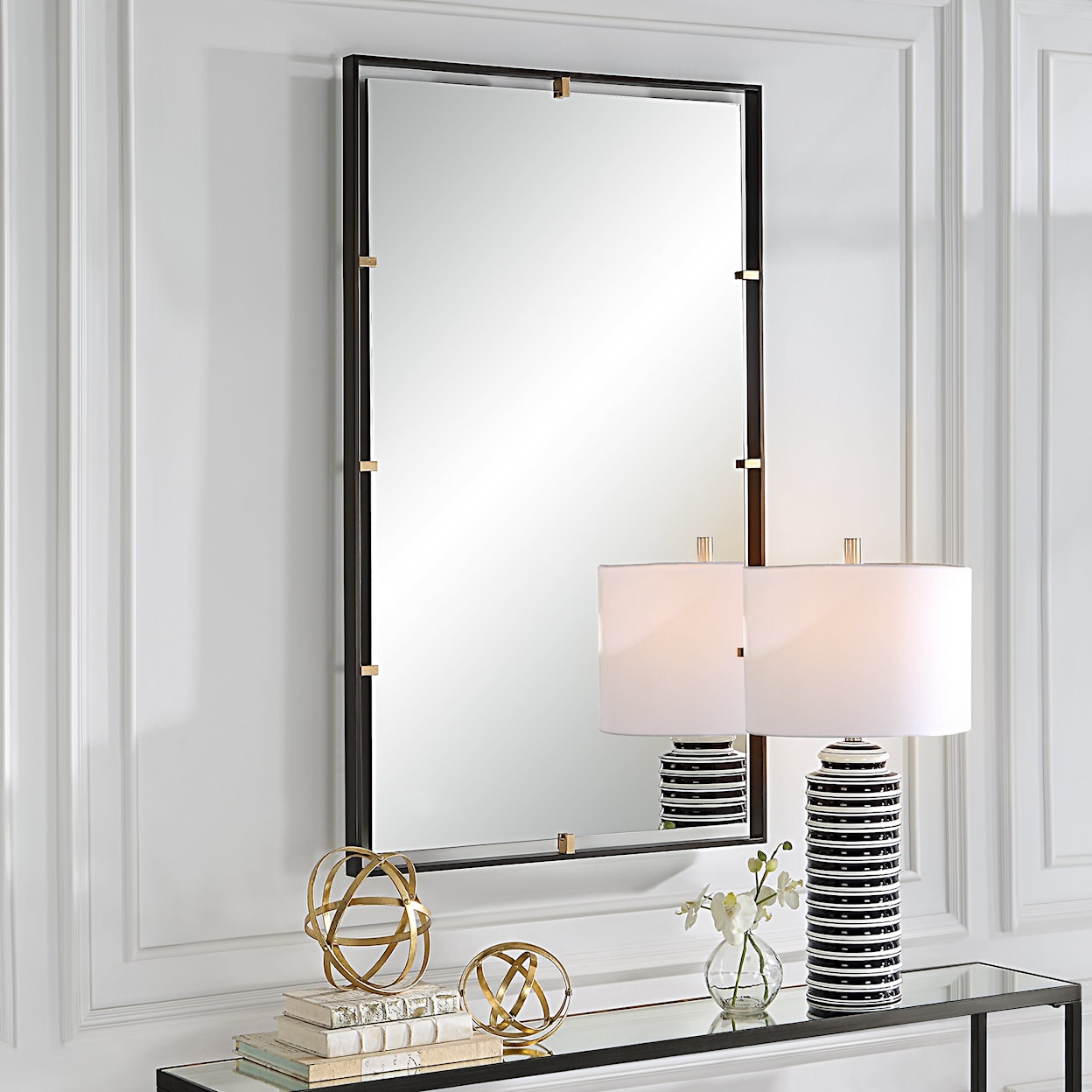 Uttermost Egon Egon Rectangular Bronze Mirror