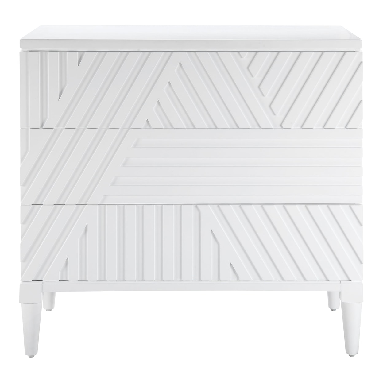 Uttermost Accent Furniture - Chests Colby White Drawer Chest