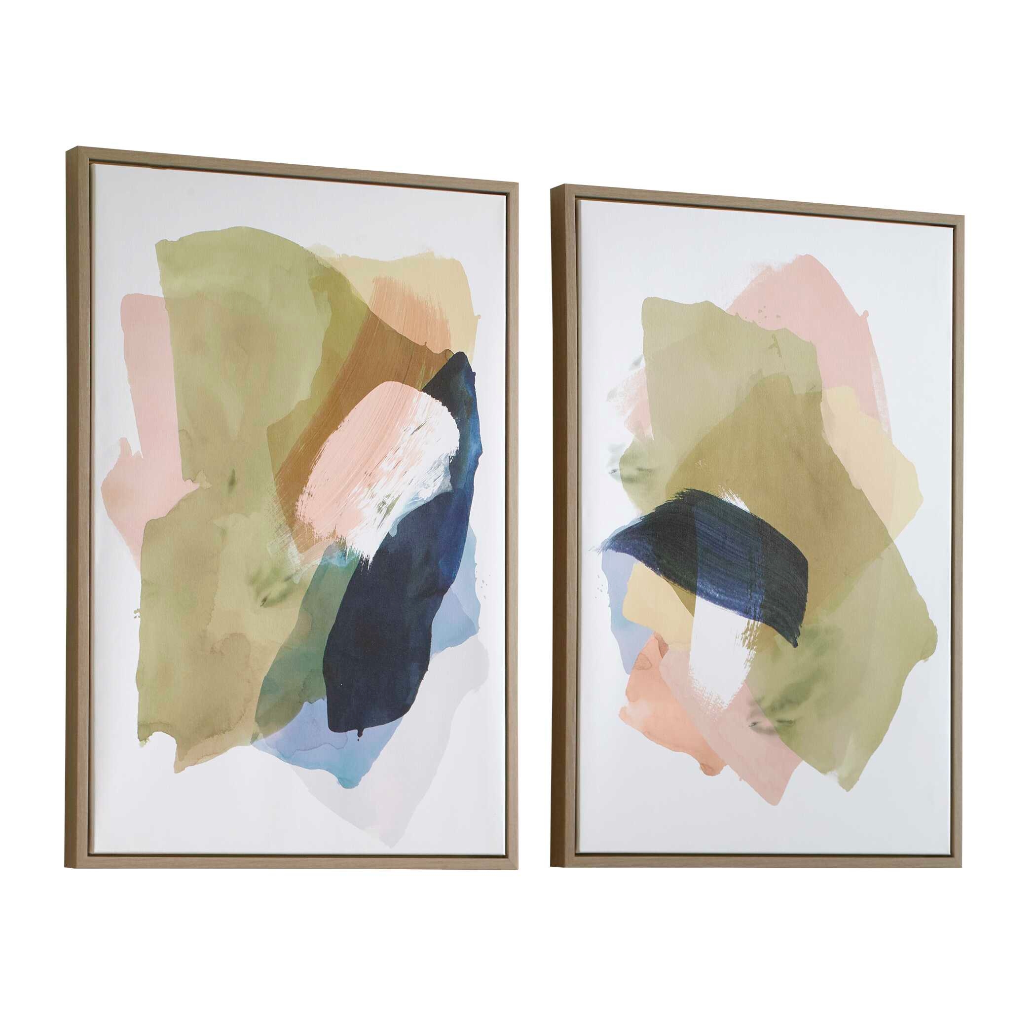 Abstract Afternoon Framed Canvases