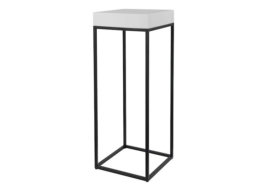 Accent Furniture - Occasional Tables Gambia Marble Plant Stand by Uttermost at Pedigo Furniture