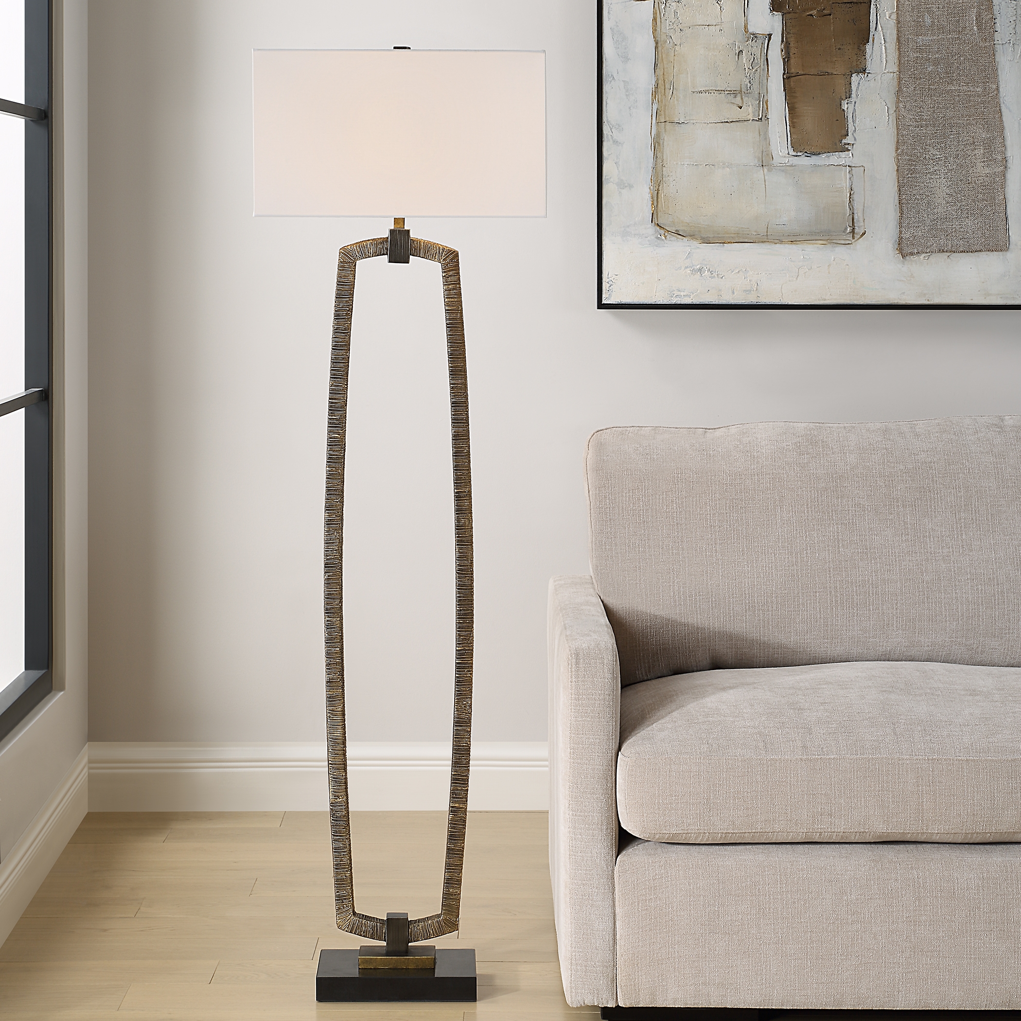 Uttermost Relic Relic Gold Floor Lamp