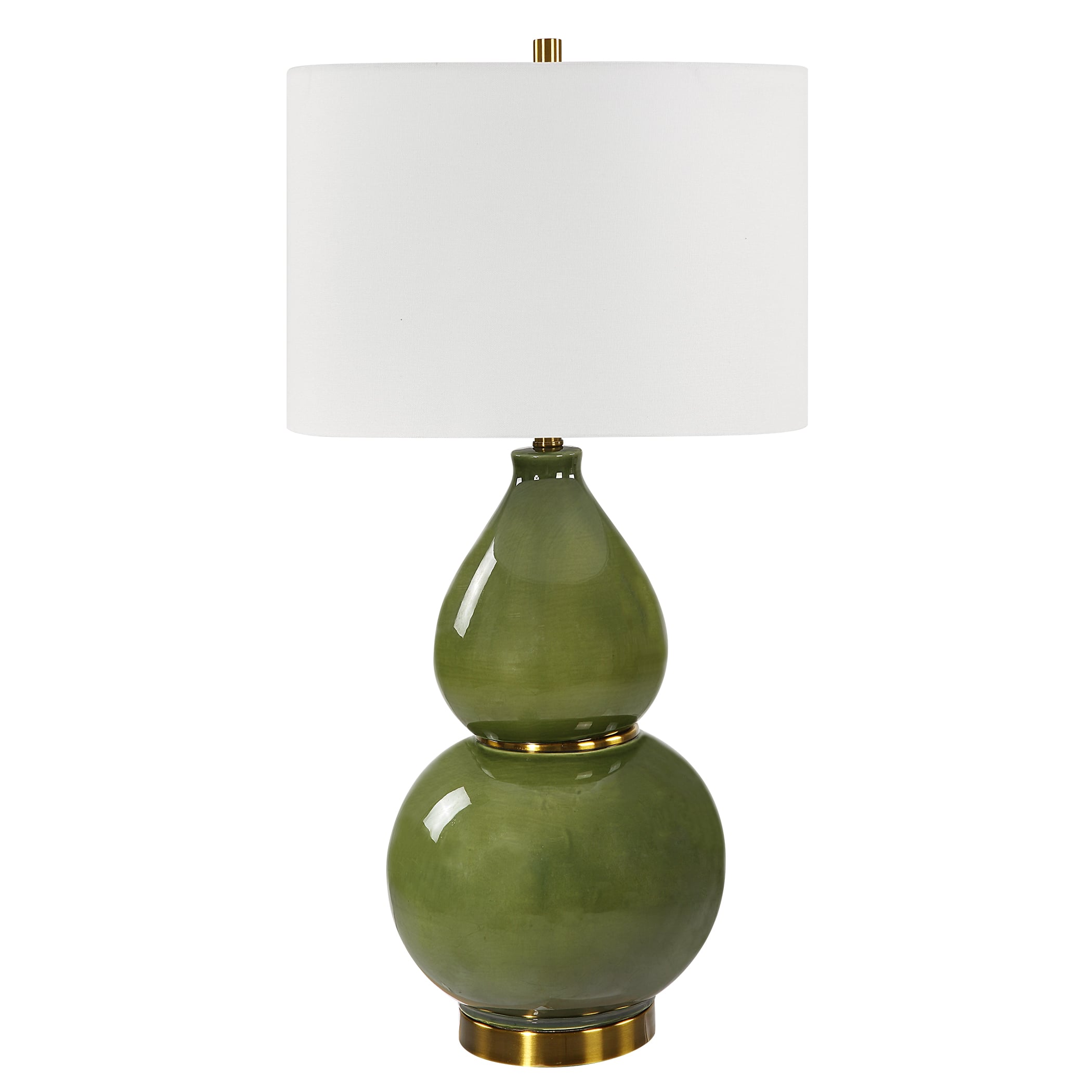 Uttermost Gourd Gourd Green Table Lamp