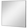 Uttermost Mirrors Alexo Black Square Mirror