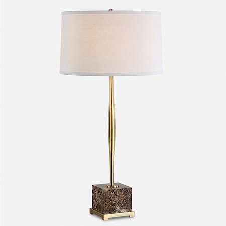 Booker Thin Brass Table Lamp