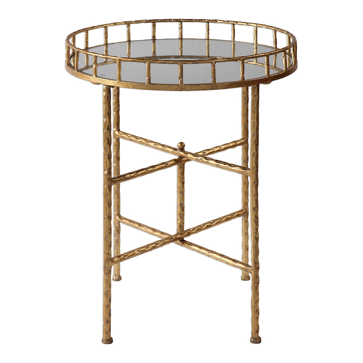 Uttermost Accent Furniture - Occasional Tables Tilly Bright Gold Accent Table