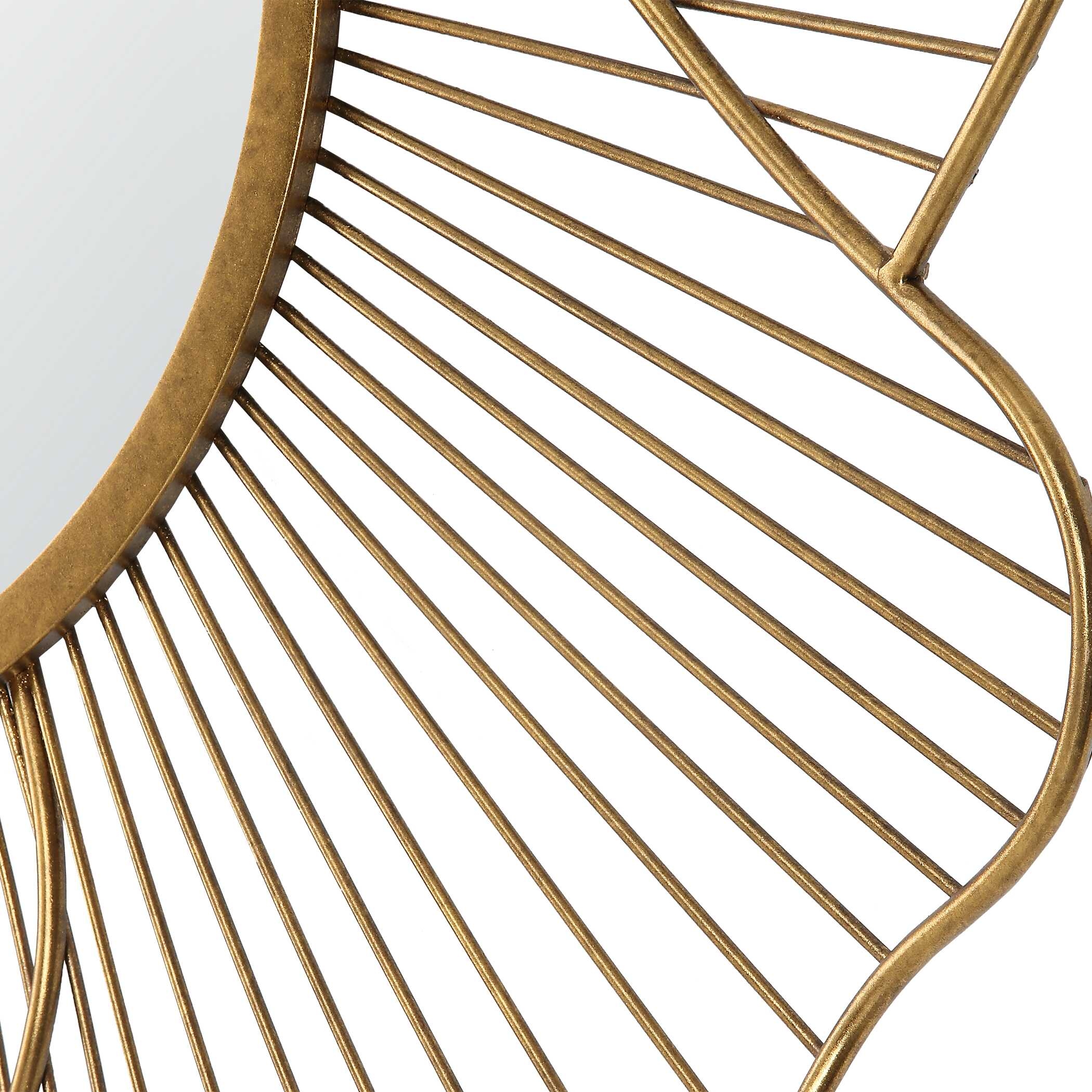 Uttermost Blossom Blossom Gold Floral Mirror