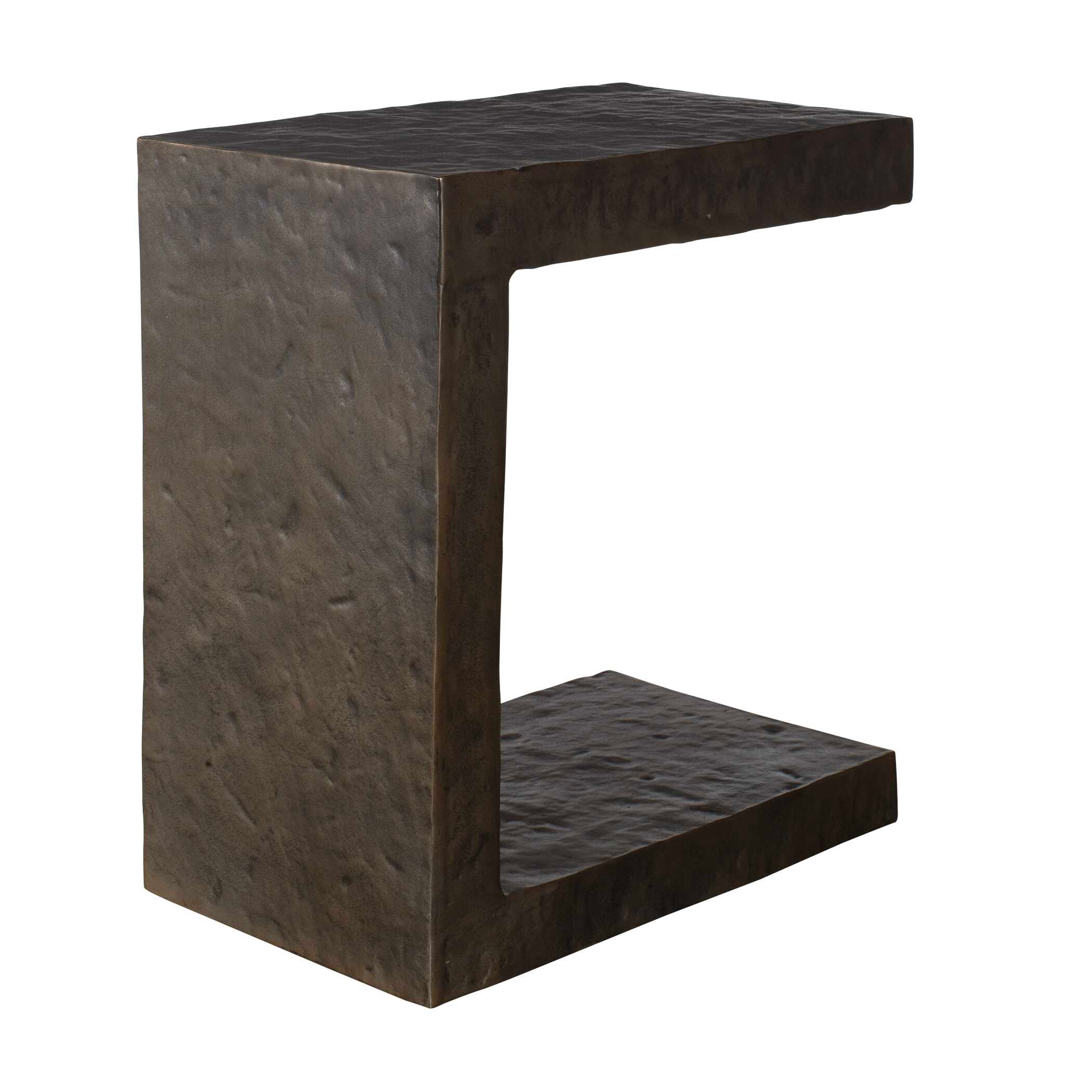 Uttermost Obra Obra Bronze Outdoor Side Table
