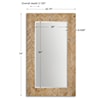 Uttermost Mirrors Demetria Oversized Wooden Mirror