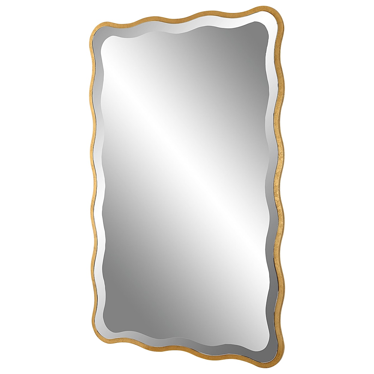 Uttermost Aneta Aneta Gold Scalloped Mirror