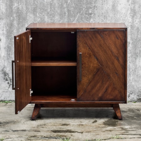 Liri Mid-Century Accent Cabinet