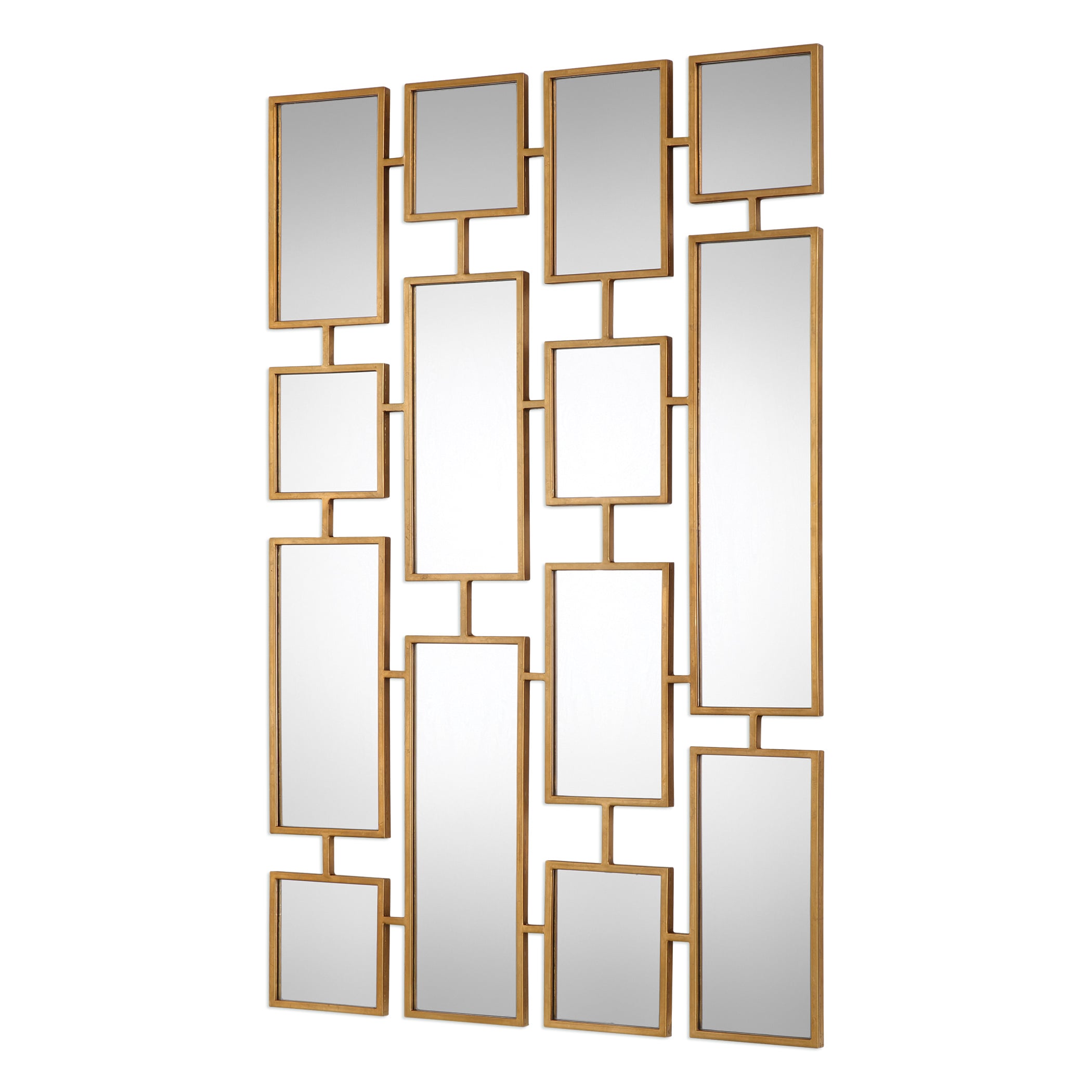 Kennon Forged Gold Rectangles Mirror