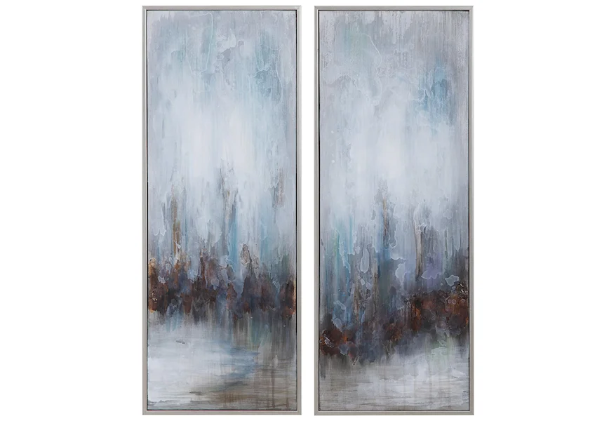 Art Rainy Days Abstract Art, S/2 by Uttermost at Janeen's Furniture Gallery
