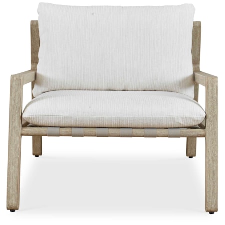 Strapped Outdoor Lounge Chair