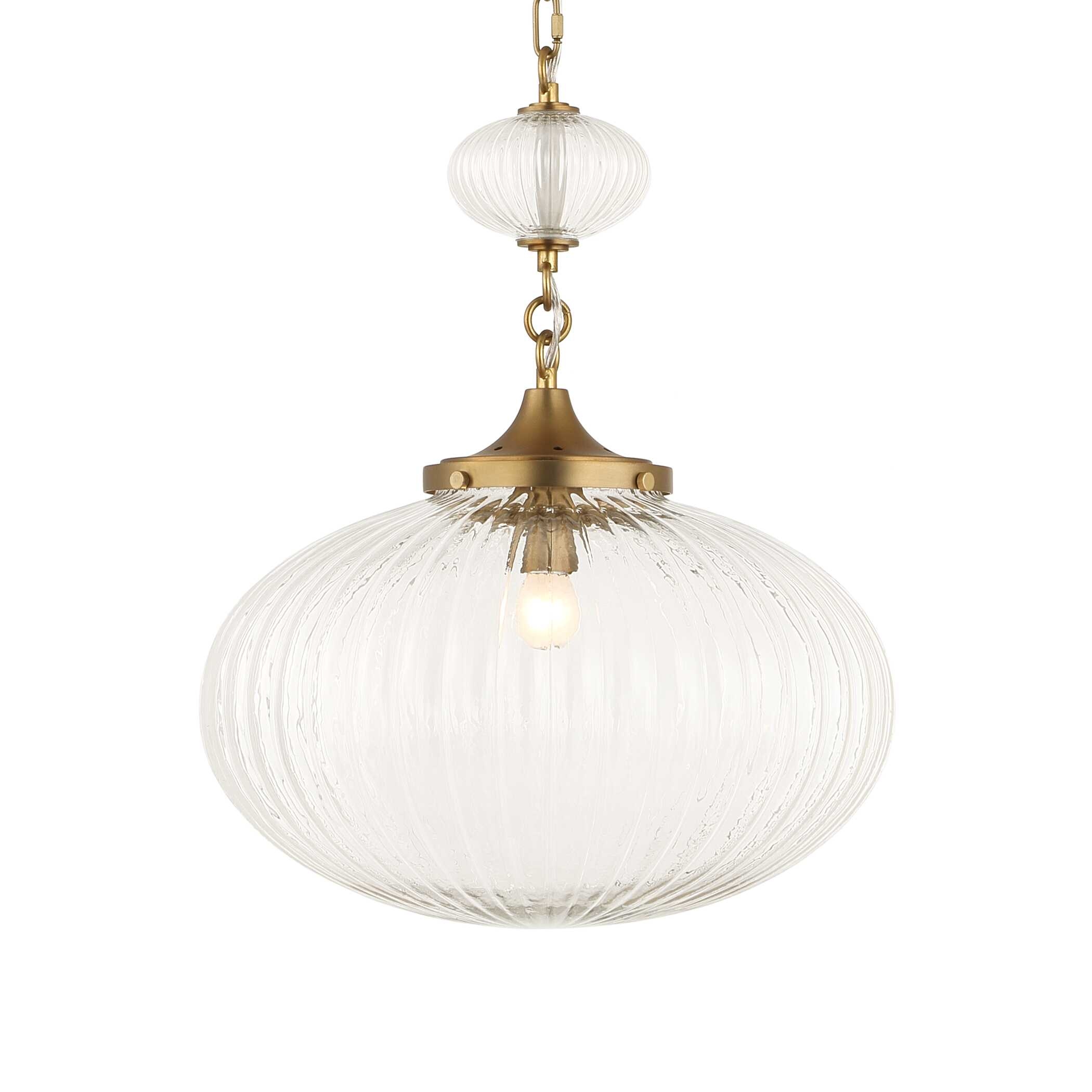 Bellaire 1 Light Glass Shade Pendant