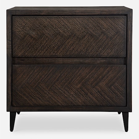 Abba Herringbone Accent Chest