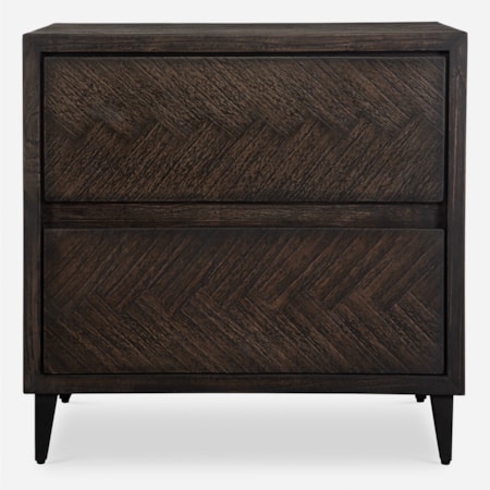 Abba Herringbone Accent Chest