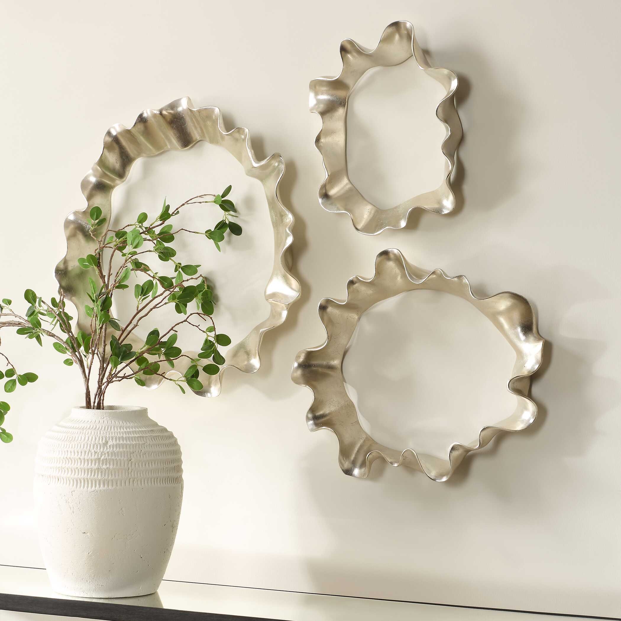 Uttermost Ripple Effect Ripple Effect Silver Wall Art