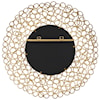 Uttermost Swirl Swirl Round Gold Mirror