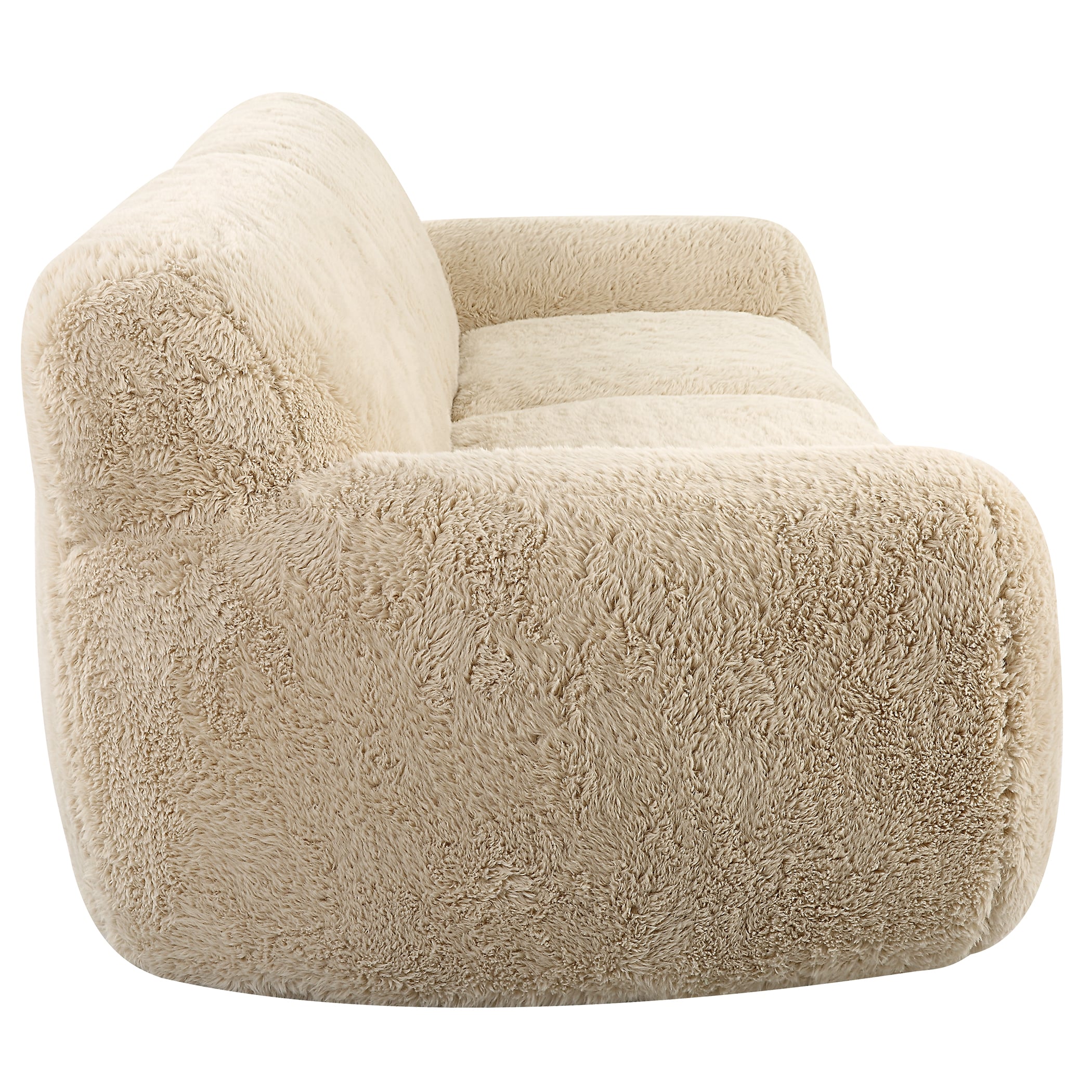 Rounded Sheepskin Sofa