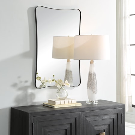 Loudon Black Vanity Mirror