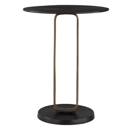 Aperture Brass Accent Table