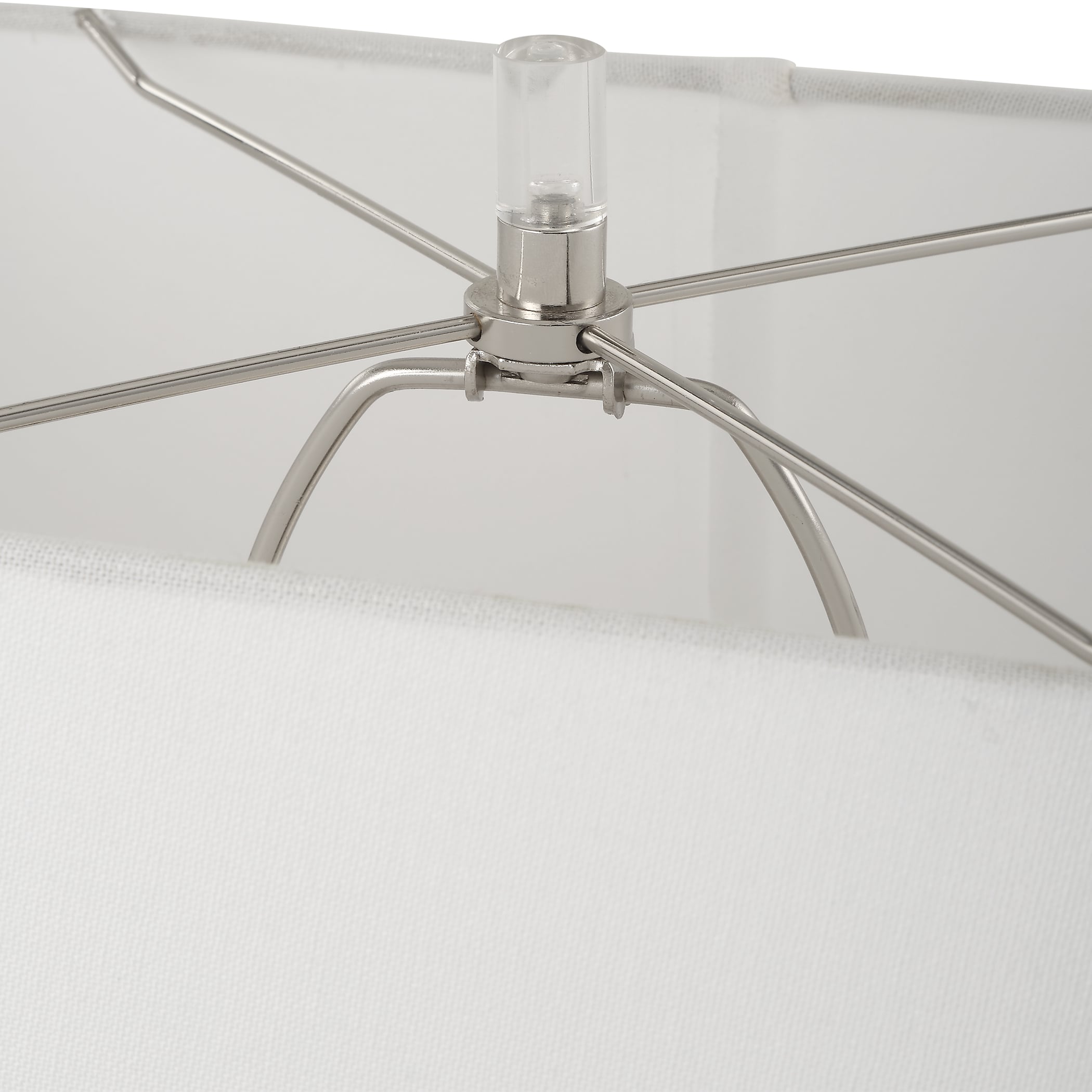 Uttermost Free Flowing Free Flowing Nickel Table Lamp