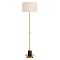 Contemporary Guard Brass Floor Lamp