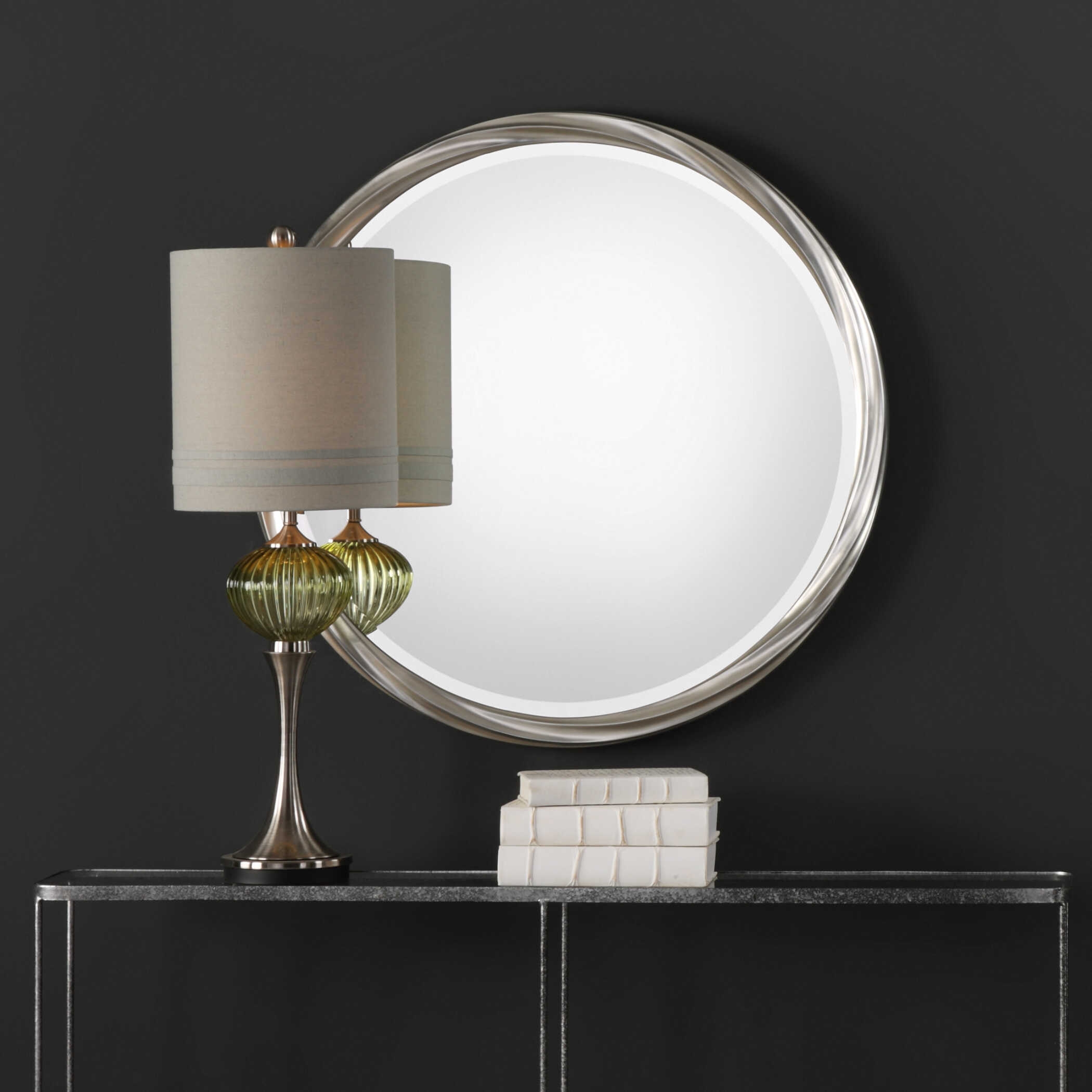 Uttermost Orion Orion Silver Round Mirror
