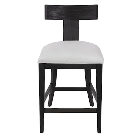 Idris Modern Wood Counter Stool