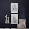 Uttermost Framed Prints Silver Ferns Framed Prints, S/2