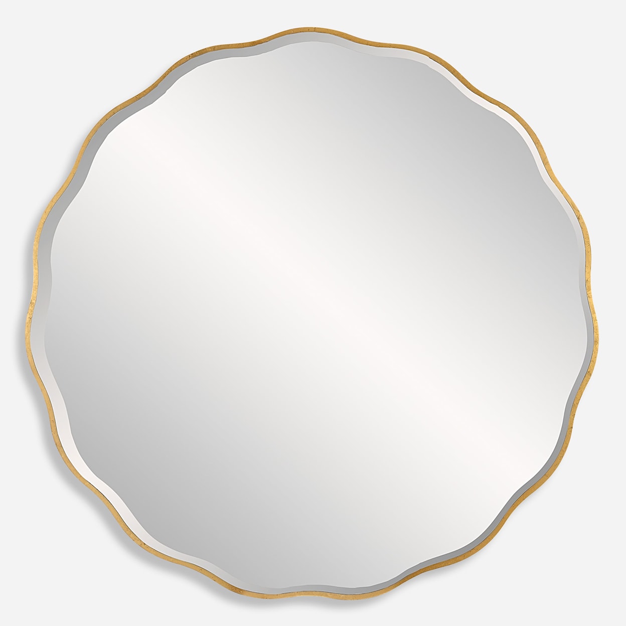 Uttermost Aneta Aneta Large Gold Round Mirror