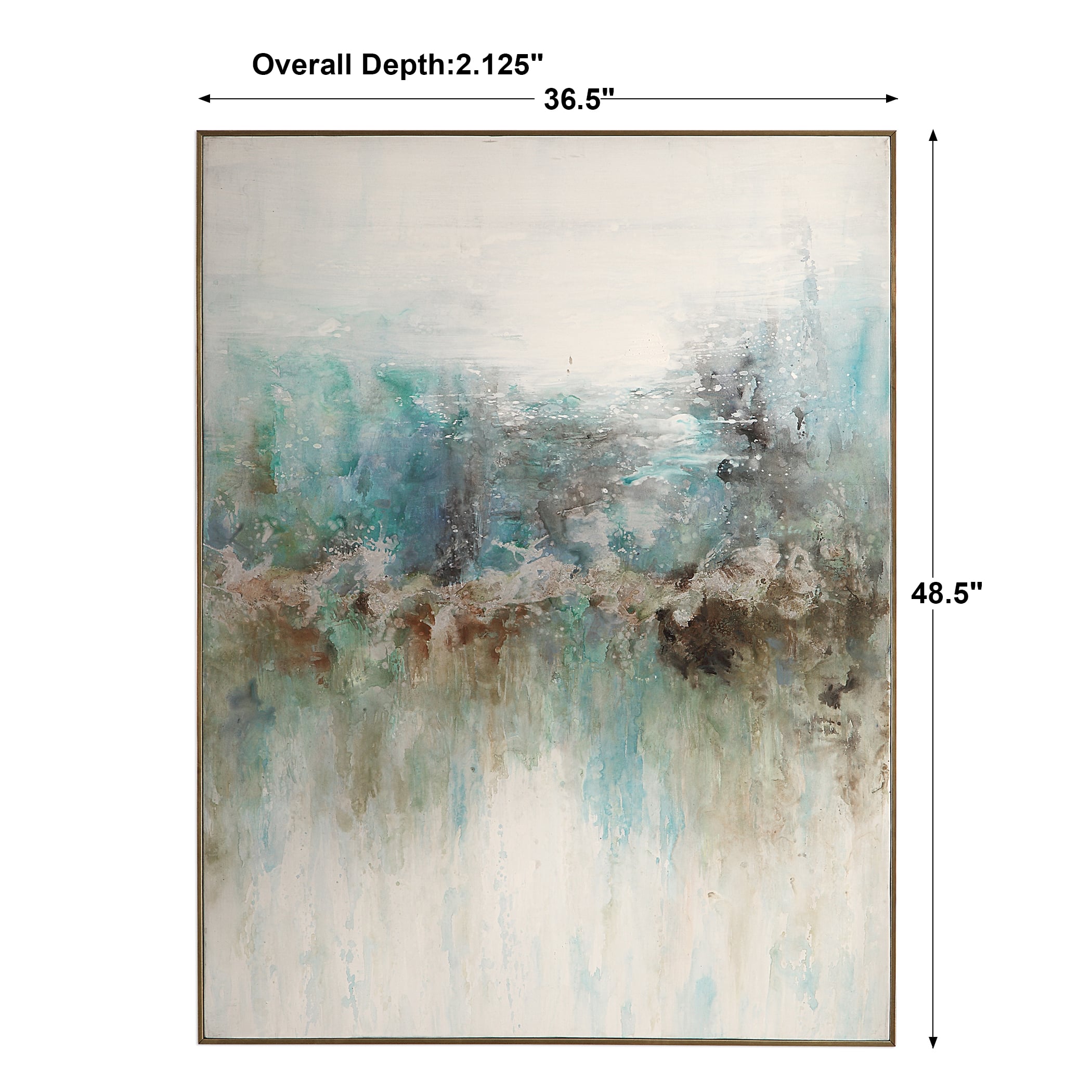 Uttermost Art Mountain Top Abstract Art