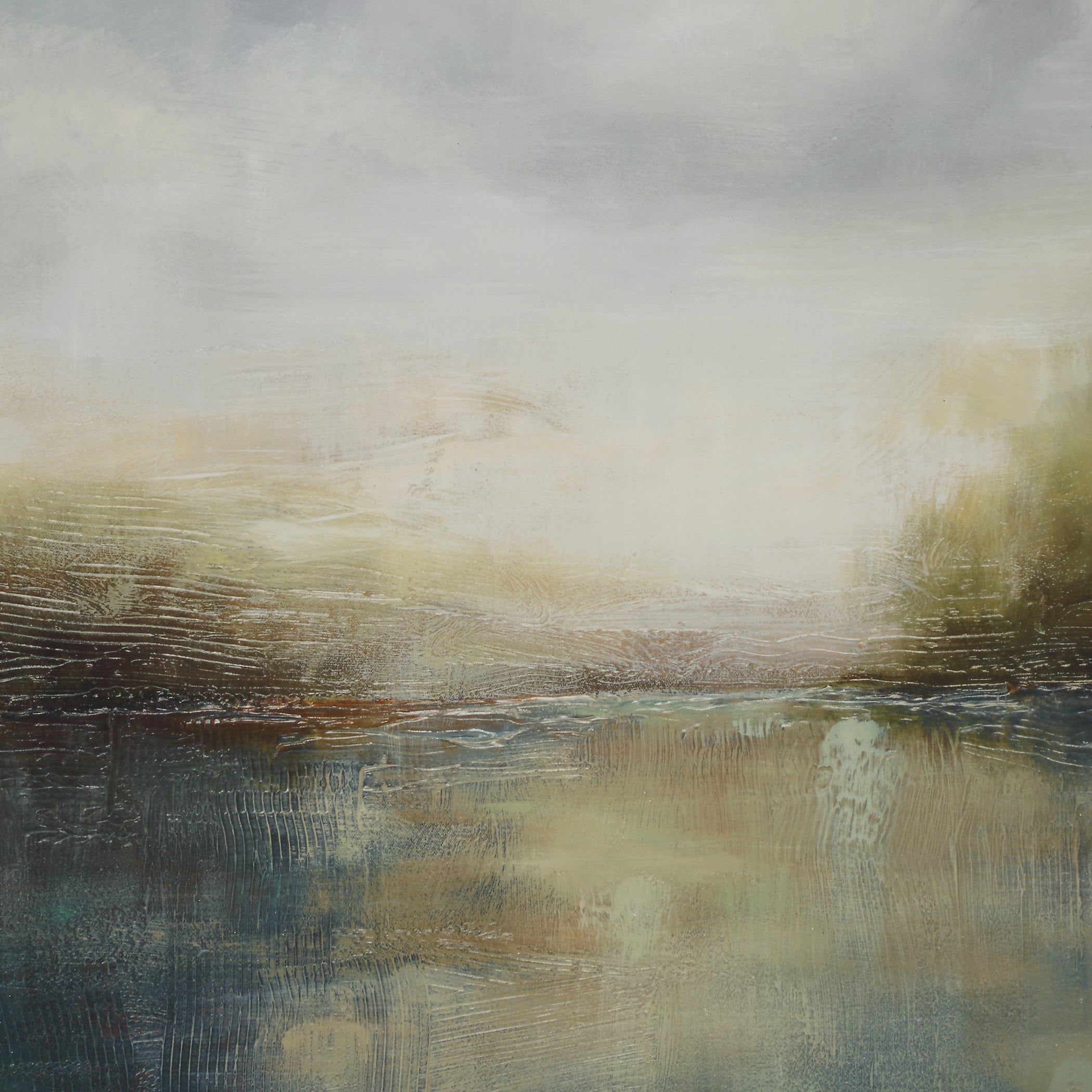 Uttermost Blue Reverie Blue Reverie Framed Abstract Lake Print