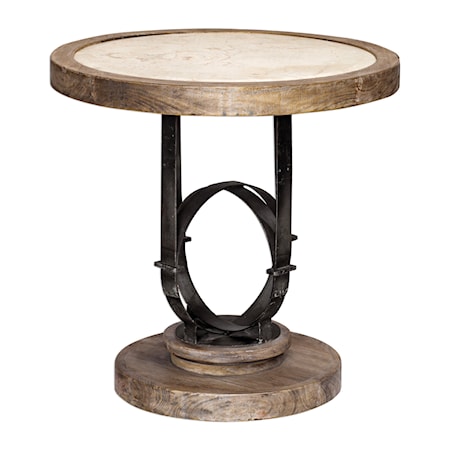 Sydney Light Oak Accent Table