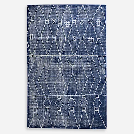 Fressia Blue 5 X 8 Rug