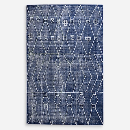 Fressia Blue 8 X 10 Rug