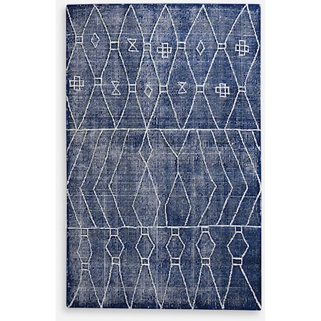 Fressia Blue 8 X 10 Rug