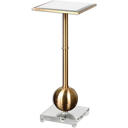 Laton Mirrored Accent Table