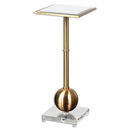 Laton Mirrored Accent Table