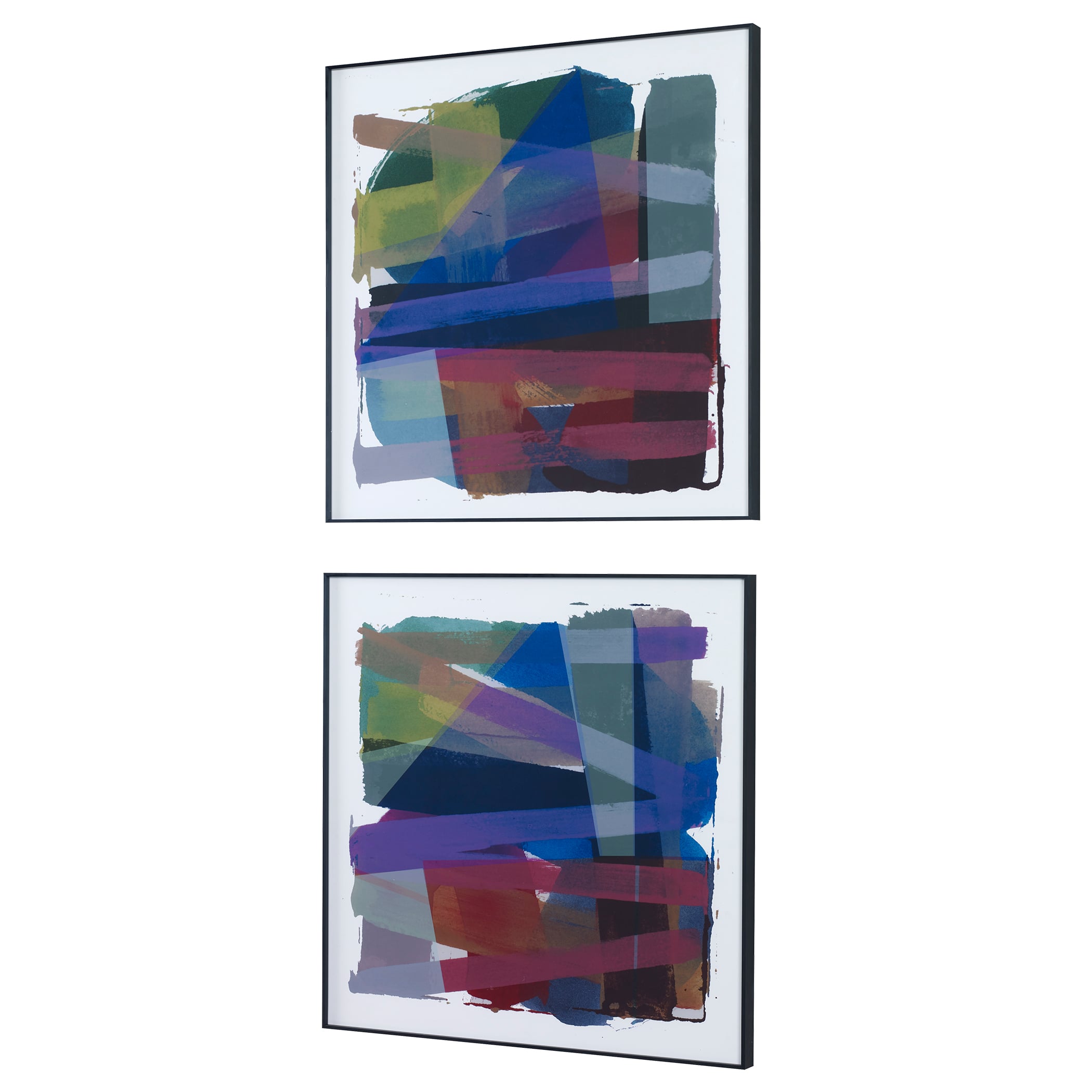 Vivacious Abstract Framed Prints Set/2
