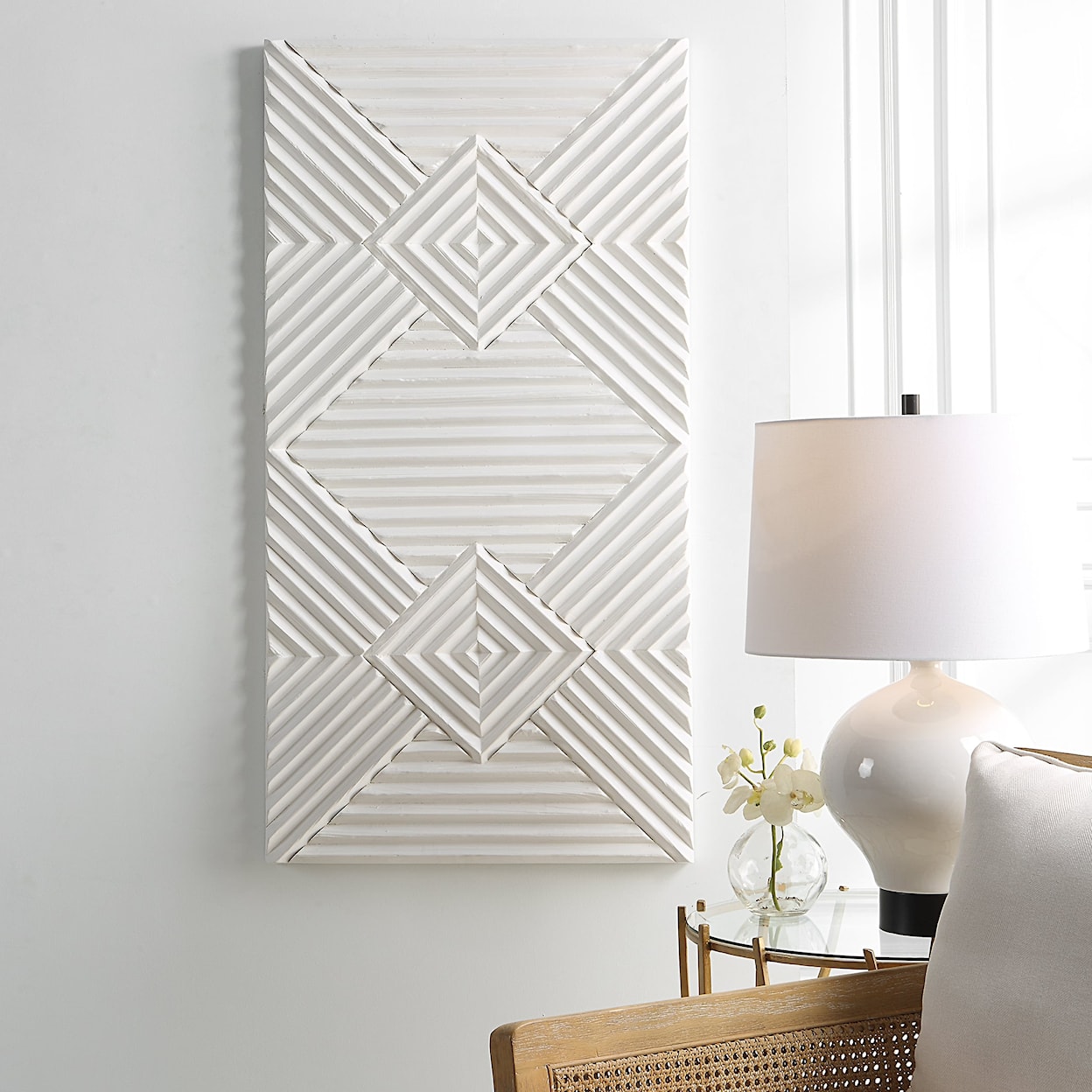 Uttermost Nexus Nexus Wood Geometric Wall Decor